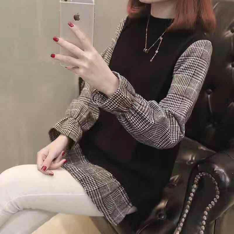 ÁO len phối nỉ