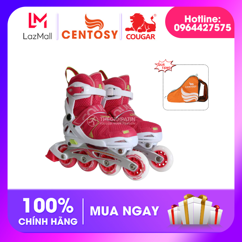 Children's Patin shoes Cougar 787, solid rubber cake-free shoes bag or protector genuine