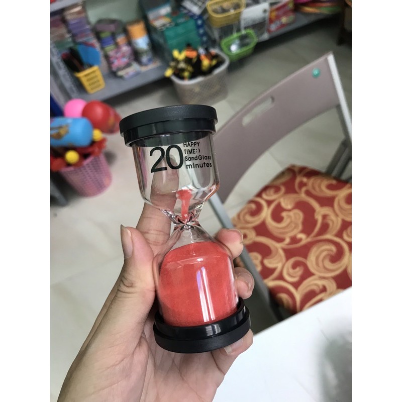 [HCM]Đồng hồ cát thuỷ tinh 20 phút