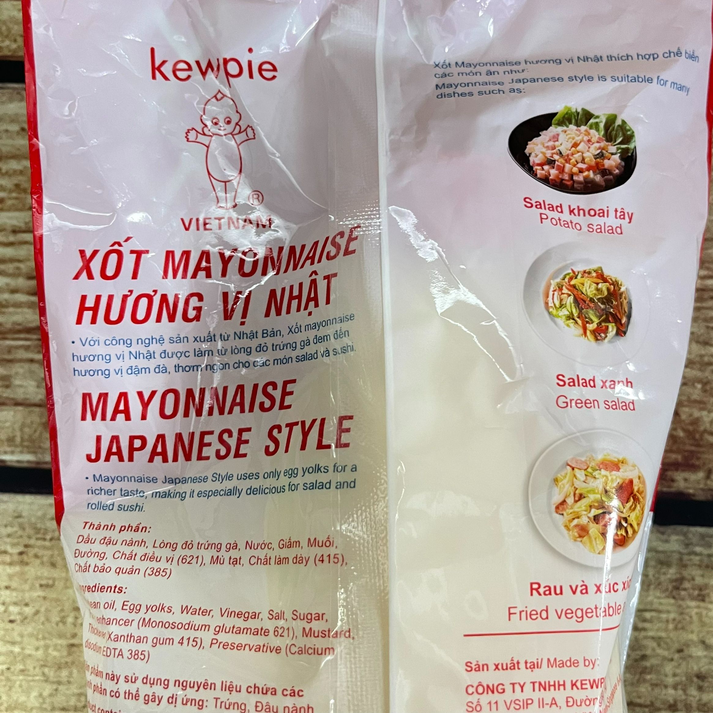 Sốt mayonnaise hương vị Nhật Kewpie 1kg