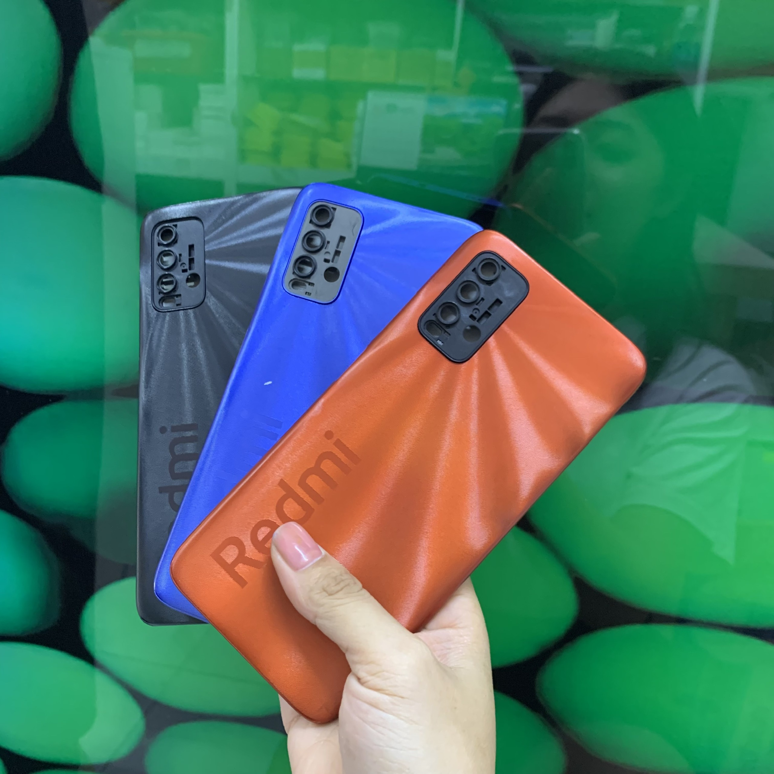 Vỏ bộ Xiaomi Redmi 9T ( khai sim , nút , kính camera ) new