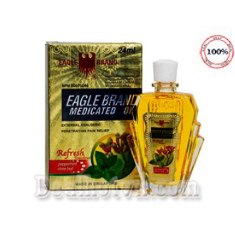 ComBo 2 Chai Dầu Gió Vàng 24ml(Eagle Brand)