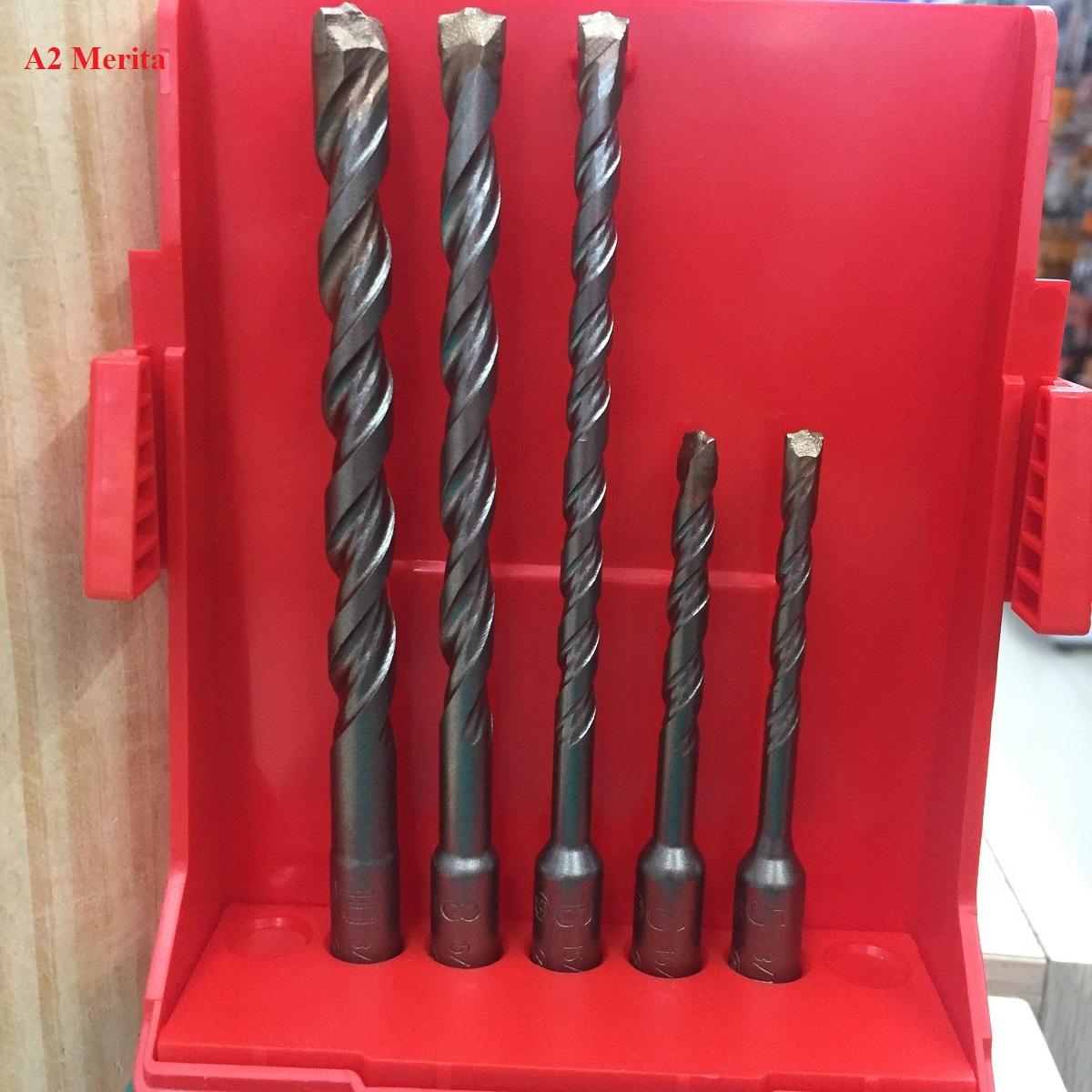 Bộ 05 mũi khoan bê tông SDS Plus Heller - BIONIC PRO - 164917