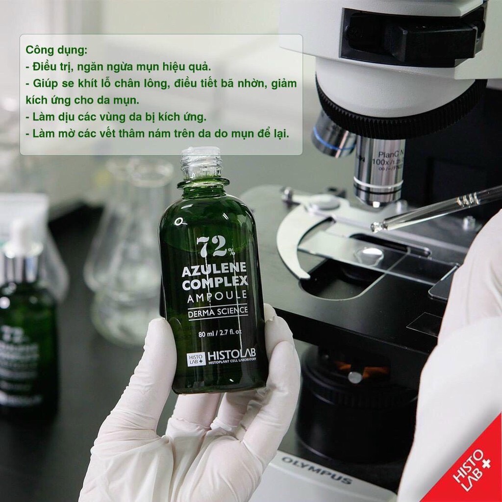 Serum cho da mụn Histolab Azulene Complex Ampoule 72%
