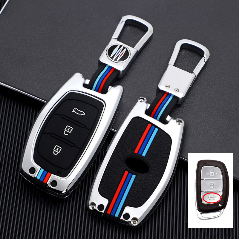 Ốp bảo vệ chìa khóa, vỏ bọc chìa khóa phản quang ô tô hyundai creta, tucson, elantra, sonata, i10, i20 active, sonata