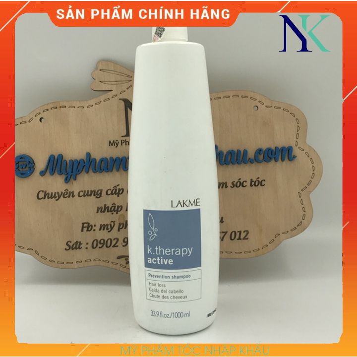 [HCM]Dầu Gội Chống Rụng Tóc Lakme K.Therapy Active 1000Ml
