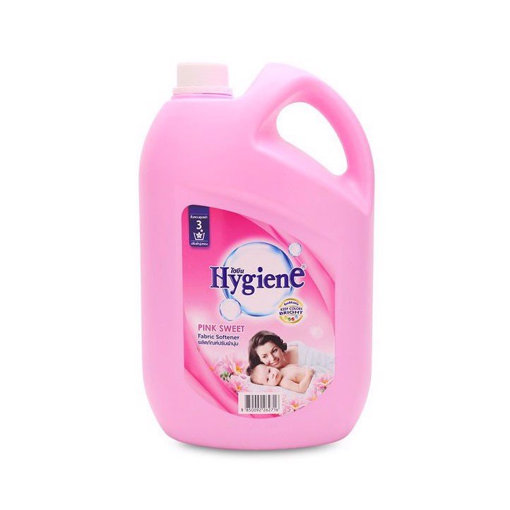 [HCM]Nước Xả Mềm Vải HYGIENE Can 3500ML Thái Lan (Màu Hồng)
