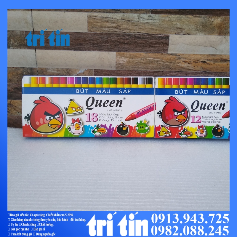 Bút sáp màu Queen