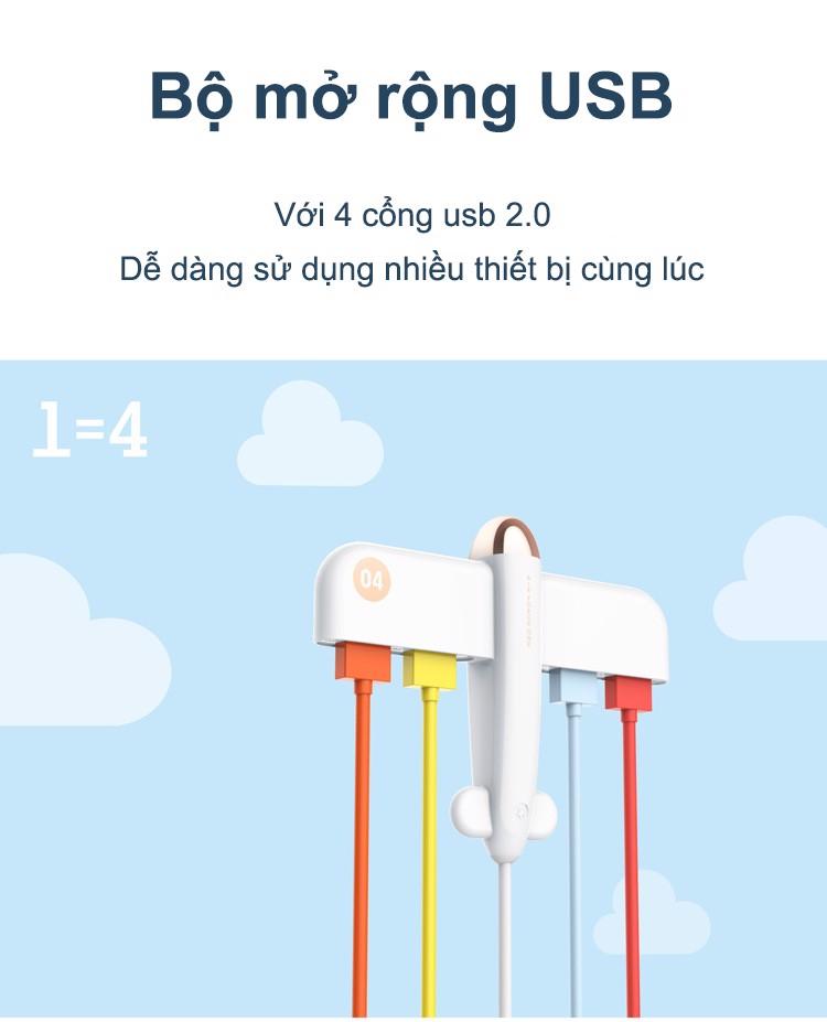 Online Mall - Cổng Hub USB máy bay 4USB - Air Force One