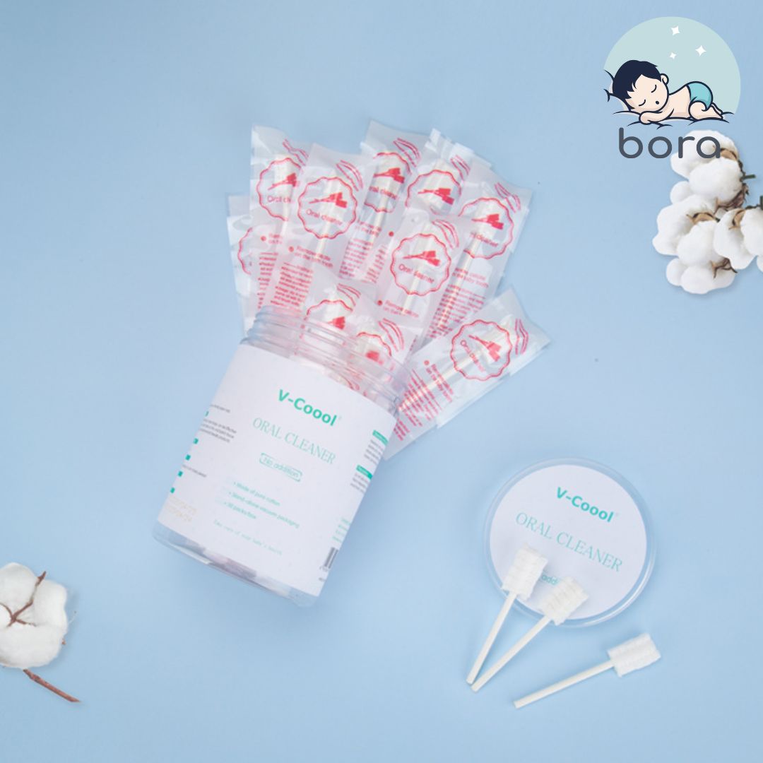 Que tưa lưỡi, rơ lưỡi V-coool, hộp 30 que