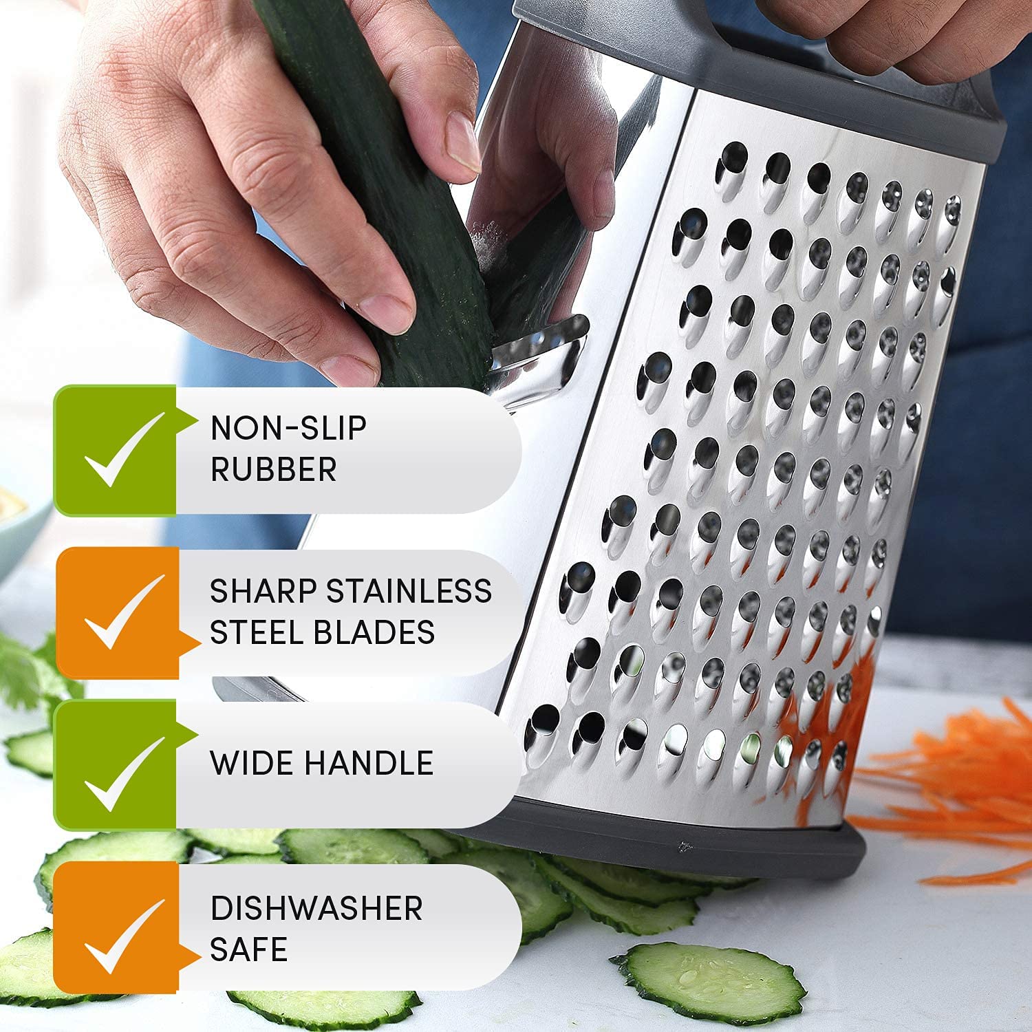 Bộ dao bào inox  KitchenAid kèm hộp đựng