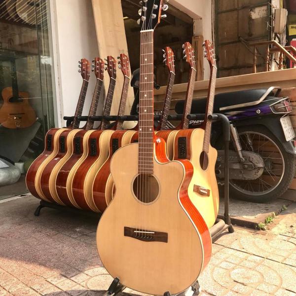 [HCM]Đàn guitar acoustic cho người mới học SV-02 bản có EQ SV-02CE âm thanh tự nhiên và chân thật có độ bền cao dễ dàng sử dụng 