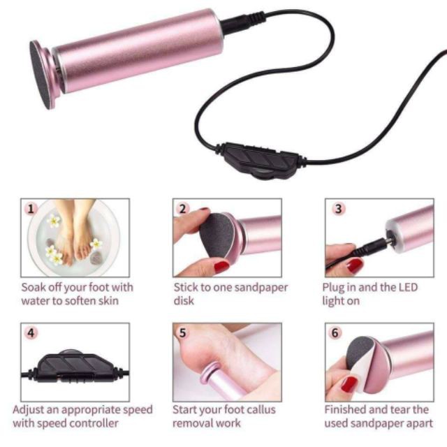 Máy Chà Gót Chân Chuyên Dụng Cho Spa, Nail