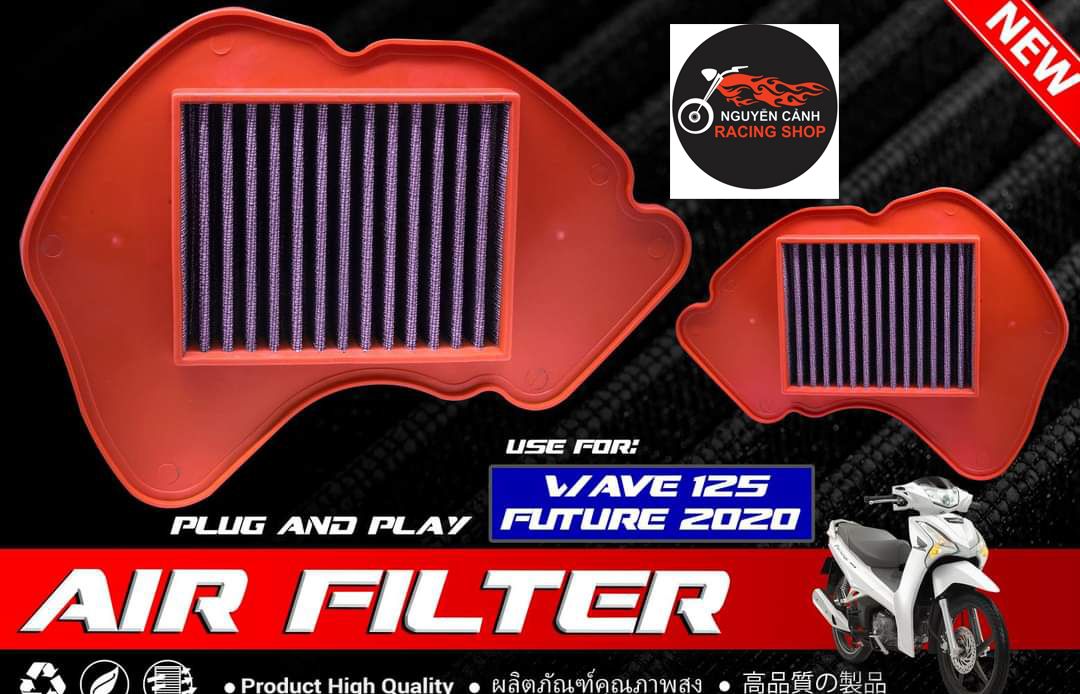 Lọc gió độ FUTURE 2020-màu đỏ