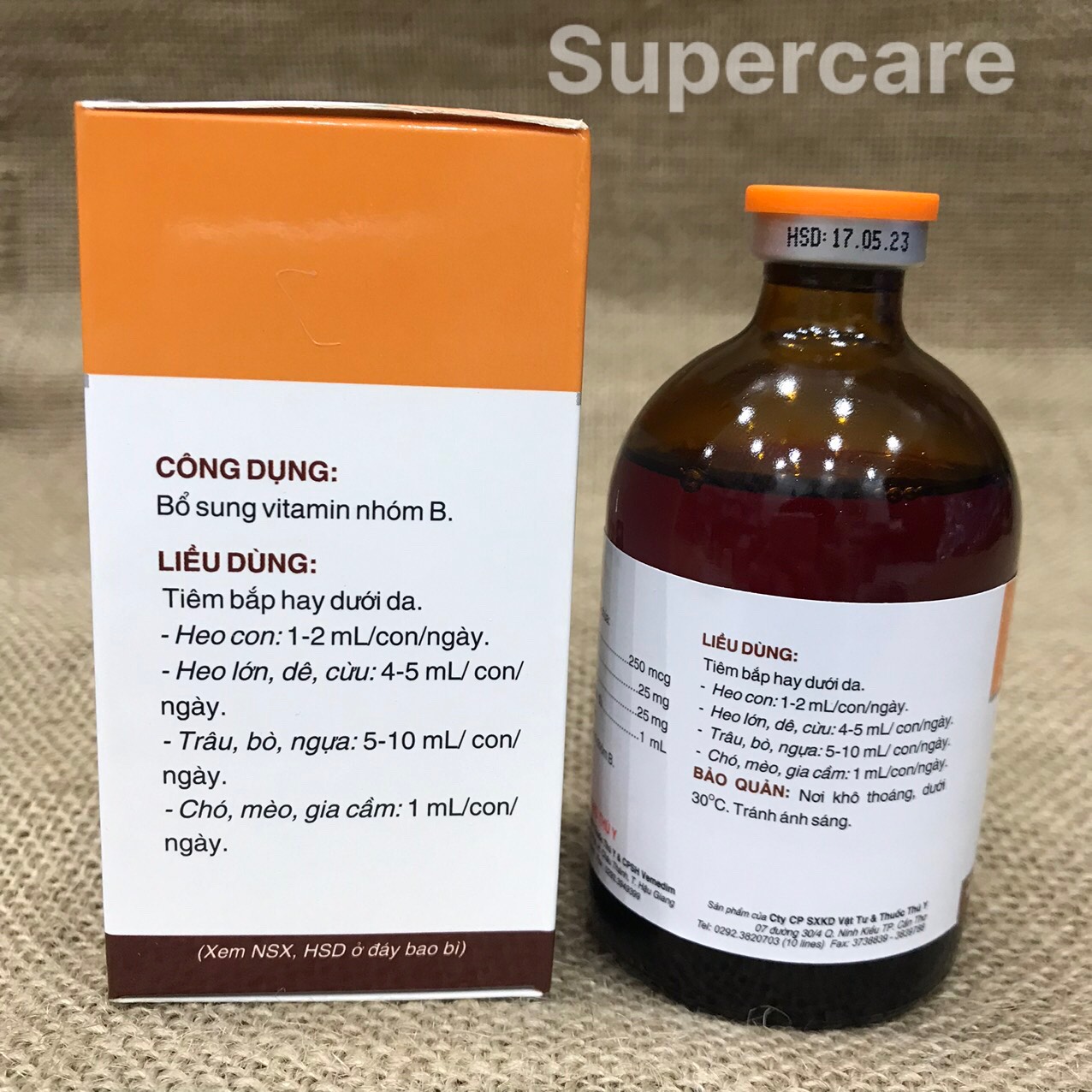 [Hoàn tiền 10%] [CÓ HỎA TỐC] Babevit 100ml - Kích Thèm Ăn Bổ Máu Gia Súc Gia Cầm & Chó Mèo  (Tặng kèm ống tiêm)
