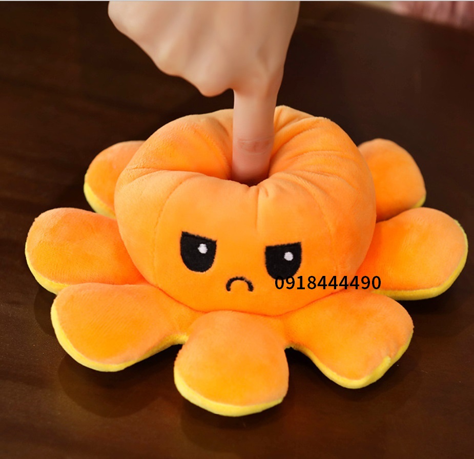 Bạch tuộc cảm xúc lật mặt 20cm