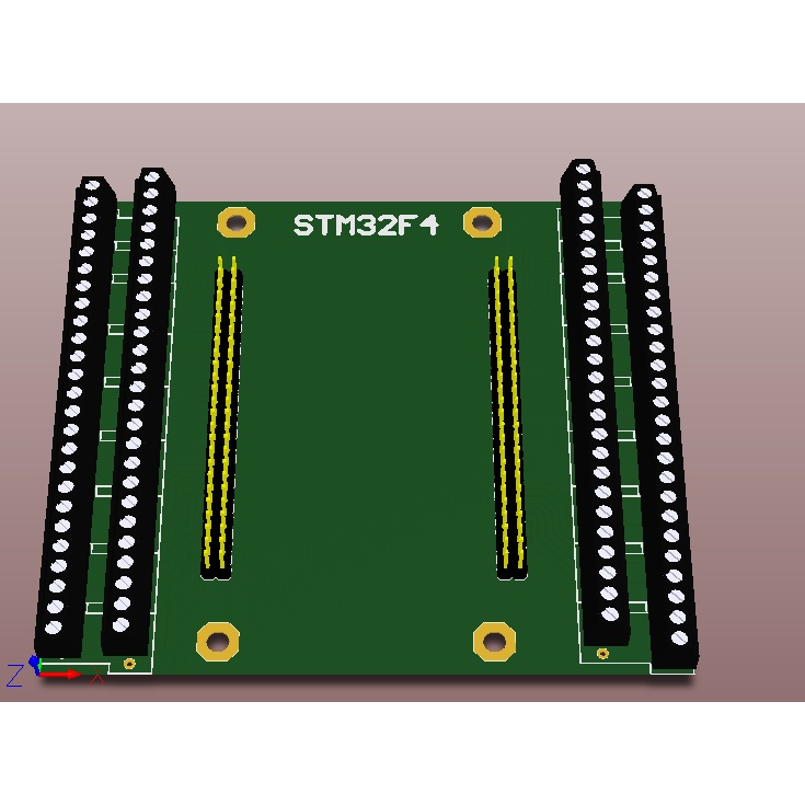 Đế ra chân stm32f4disoverry kit stm32f4discoverry