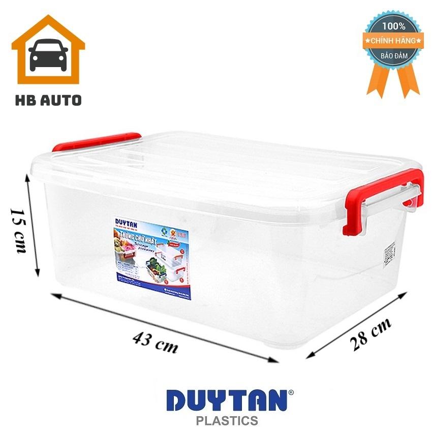 [FreeshipMAX] [HCM]Thùng Nhựa Duy Tân Trong Suốt 10 Lít (41.2 x 27.2 x 14.5 cm) No.H115