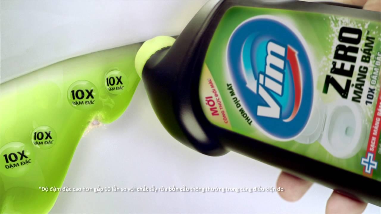 [HCM]Vim Zero tẩy bồn cầu chai 750ml