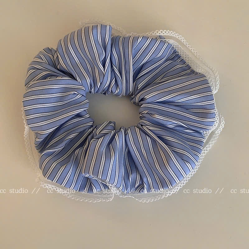 SCRUNCHIES THUN GÂN MÀU NHẸ NHÀNG, CỘT TÓC VẢI ĐEO TAY GIÁ RẺ