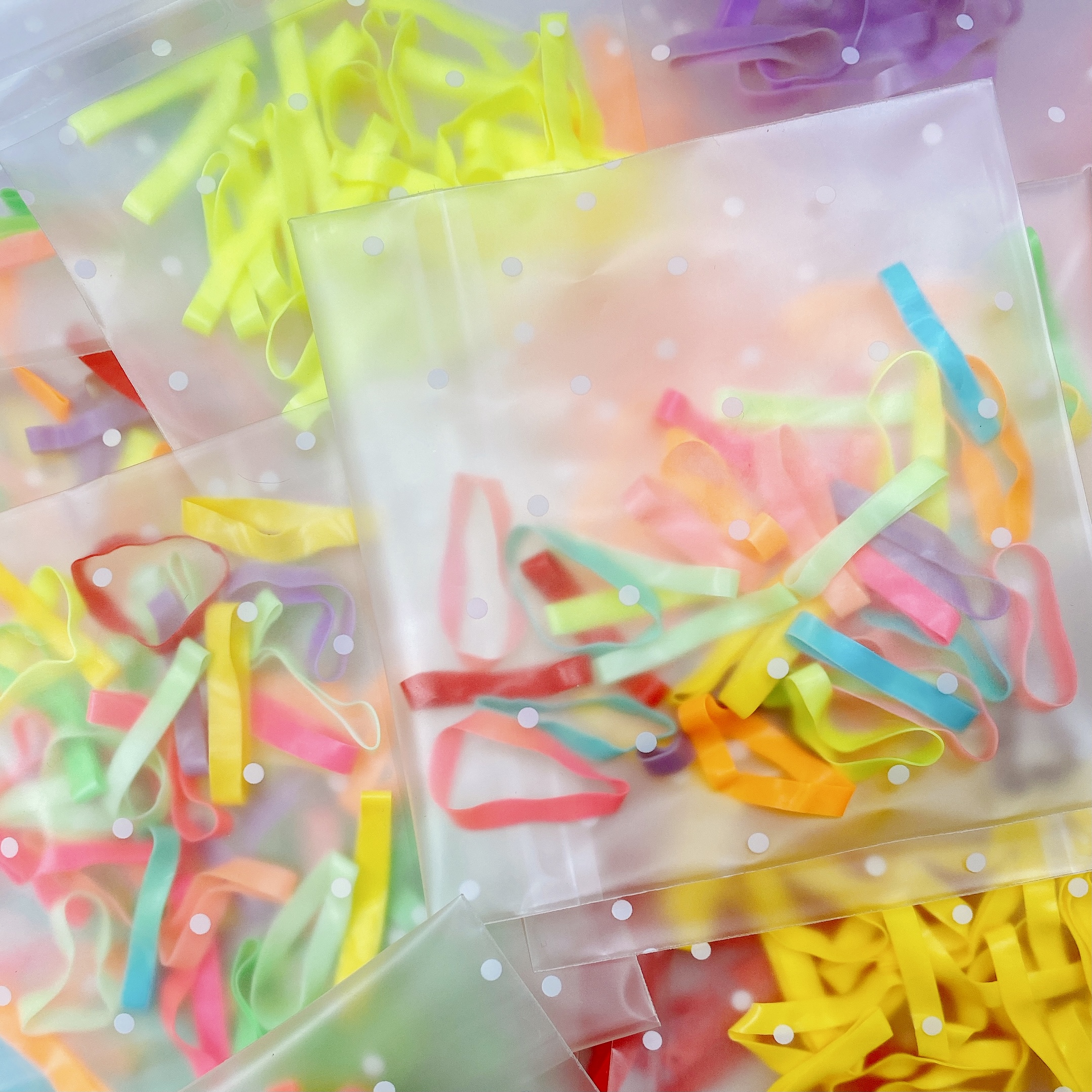 Thun dầy dặn cột tóc thể thao màu pastel, màu nâu đất Hàn Quốc