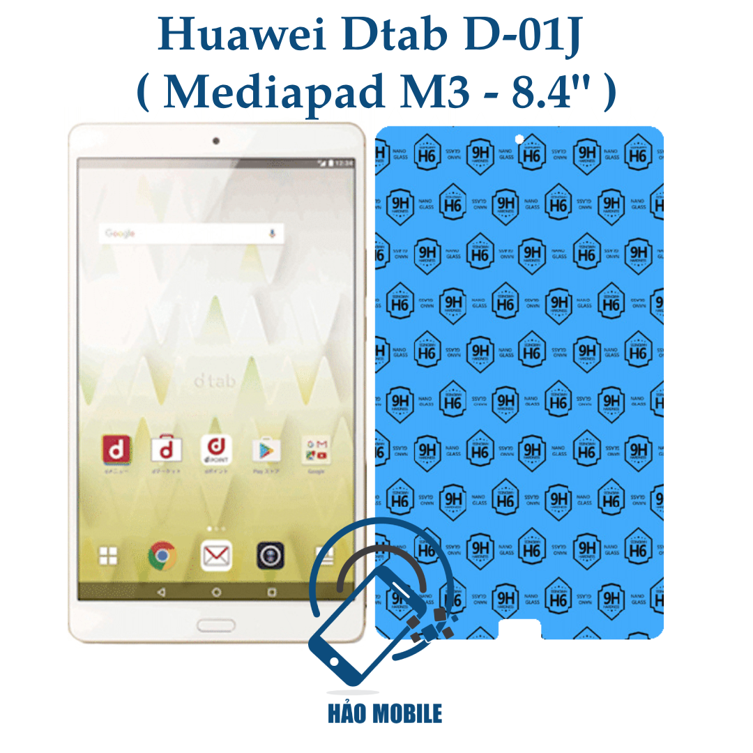 Dán cường lực dẻo nano 9h cho huawei dtab d-01j 8.4 inch