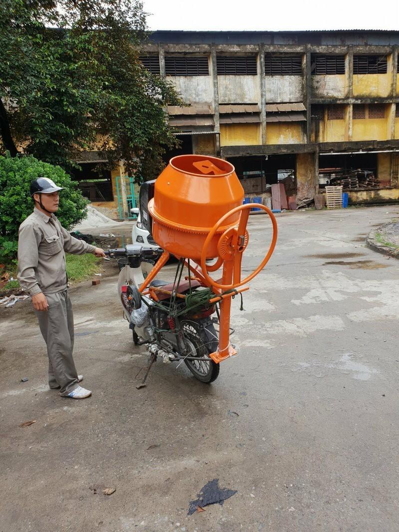 [Trả góp 0%] Máy trộn bê tông mini - Máy trộn bê tông 120