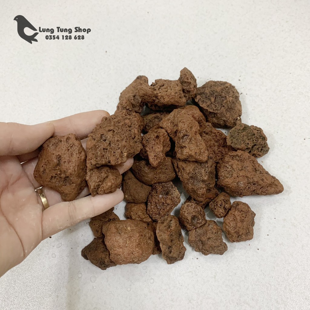 1kg đá nham thạch đỏ