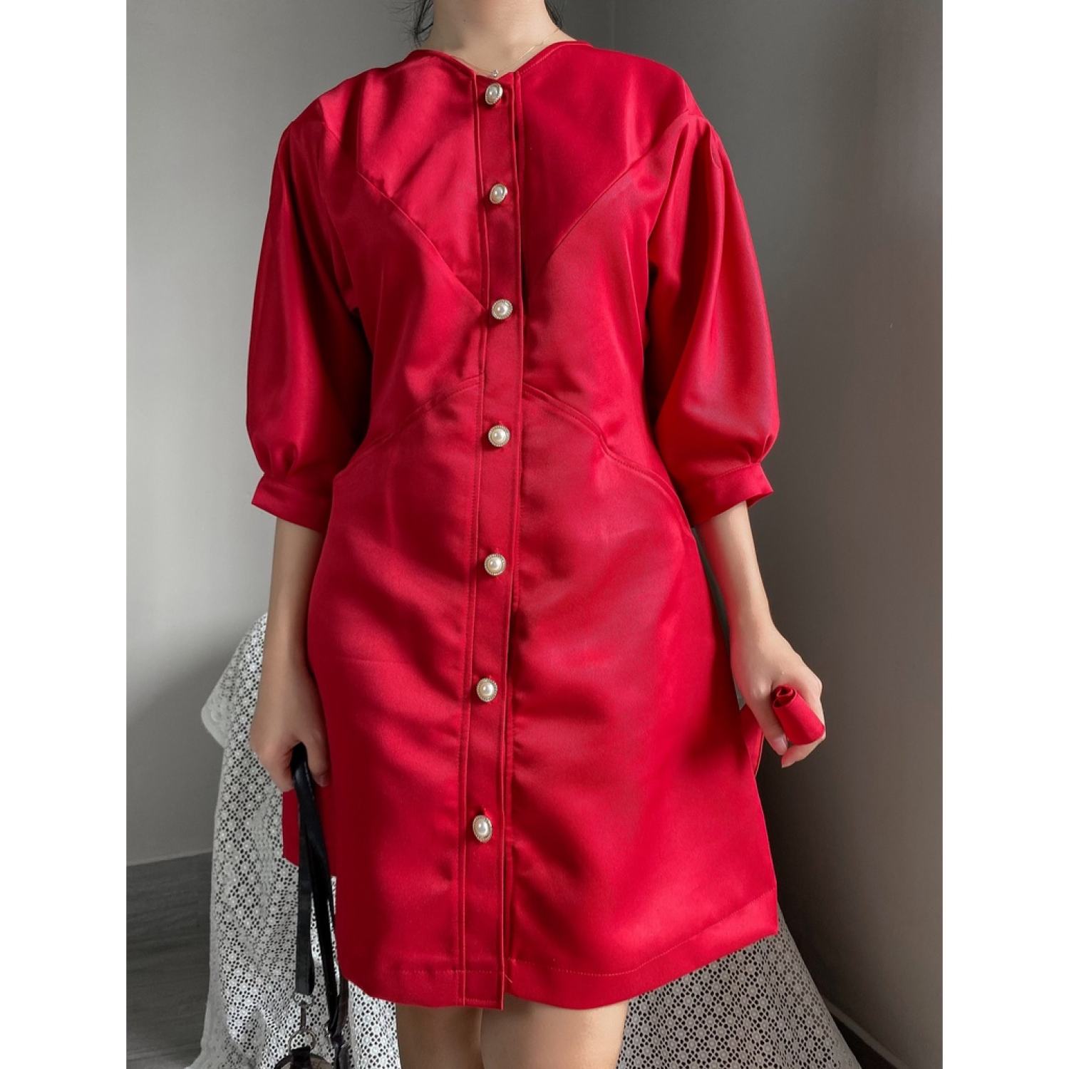 Đầm mini fom chữ A