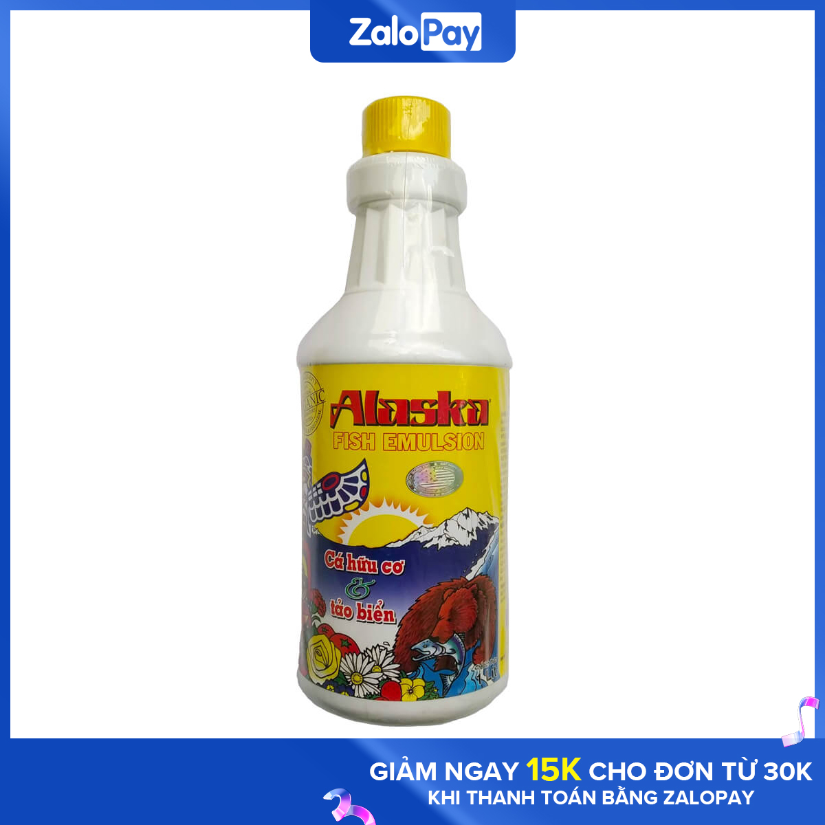 Đạm Cá Thủy Phân Alaska Nhập Khẩu Từ Mỹ Chai 1 Lít