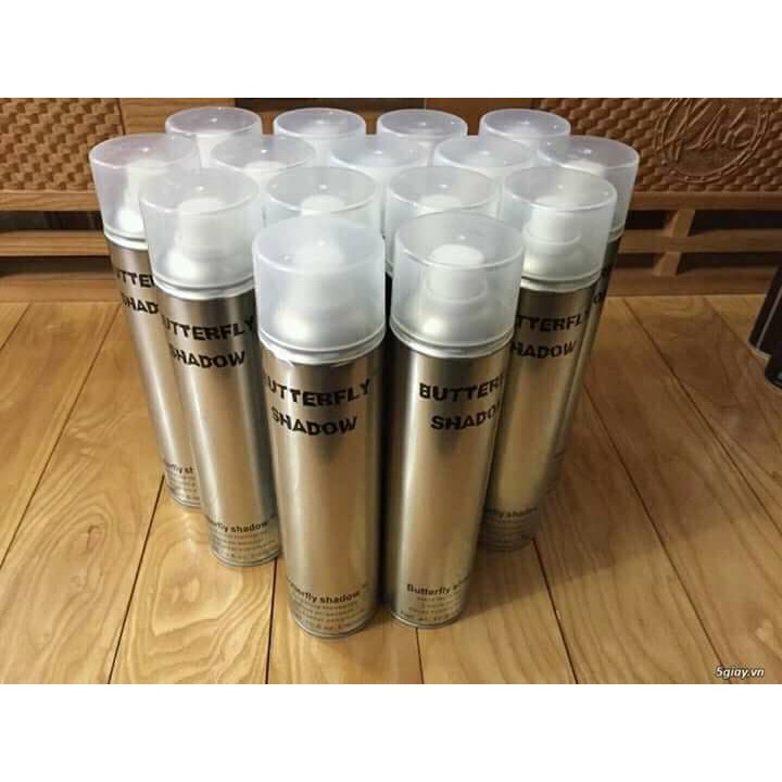 Gôm xịt tóc Butterfly shadow chai lớn 600ml  hàng loại 1