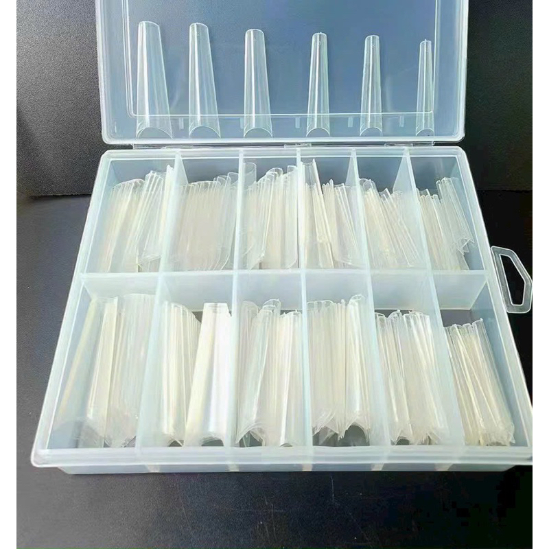 Nail tip-bamboo nail extension, nail-mounted ladder form