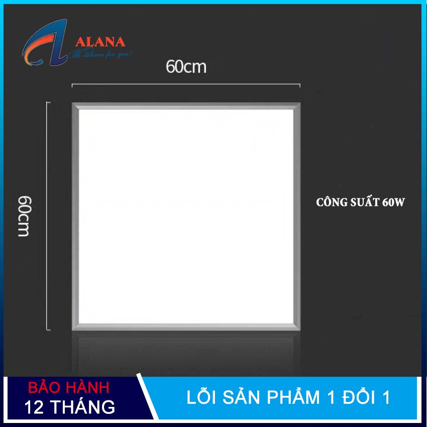 Bộ đèn led Panel 600 x 600mm 48w 60w 68w