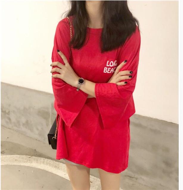 Áo thun tay lỡ form rộng Long Beach HARI0319