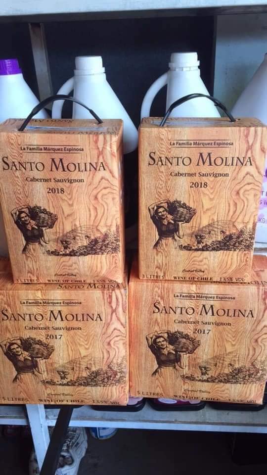 Rượu Vang Bịch Chile Santo Molina 3L