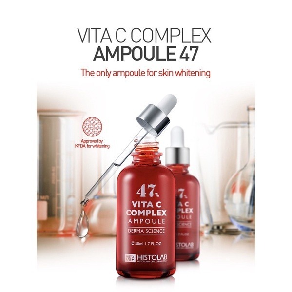 Serum Dưỡng Trắng Da Histolab Vita C Complex Ampoule 47%
