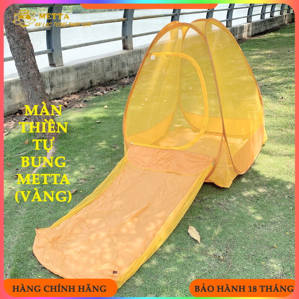 [ Có Túi ] Màn Thiền Tự Bung METTA - Size 1M2 Vuông - BH 18 Tháng- Việt Nam Xuất Khẩu