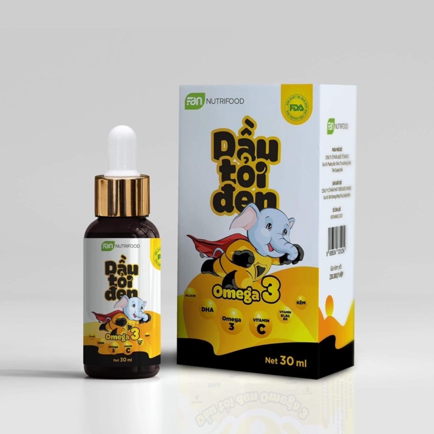 Dầu tỏi Đen Omega 3 Tăng Cường Đề Kháng