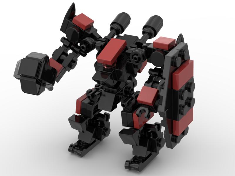 Đồ chơi lắp ráp Lego Moc Mech Thor Night