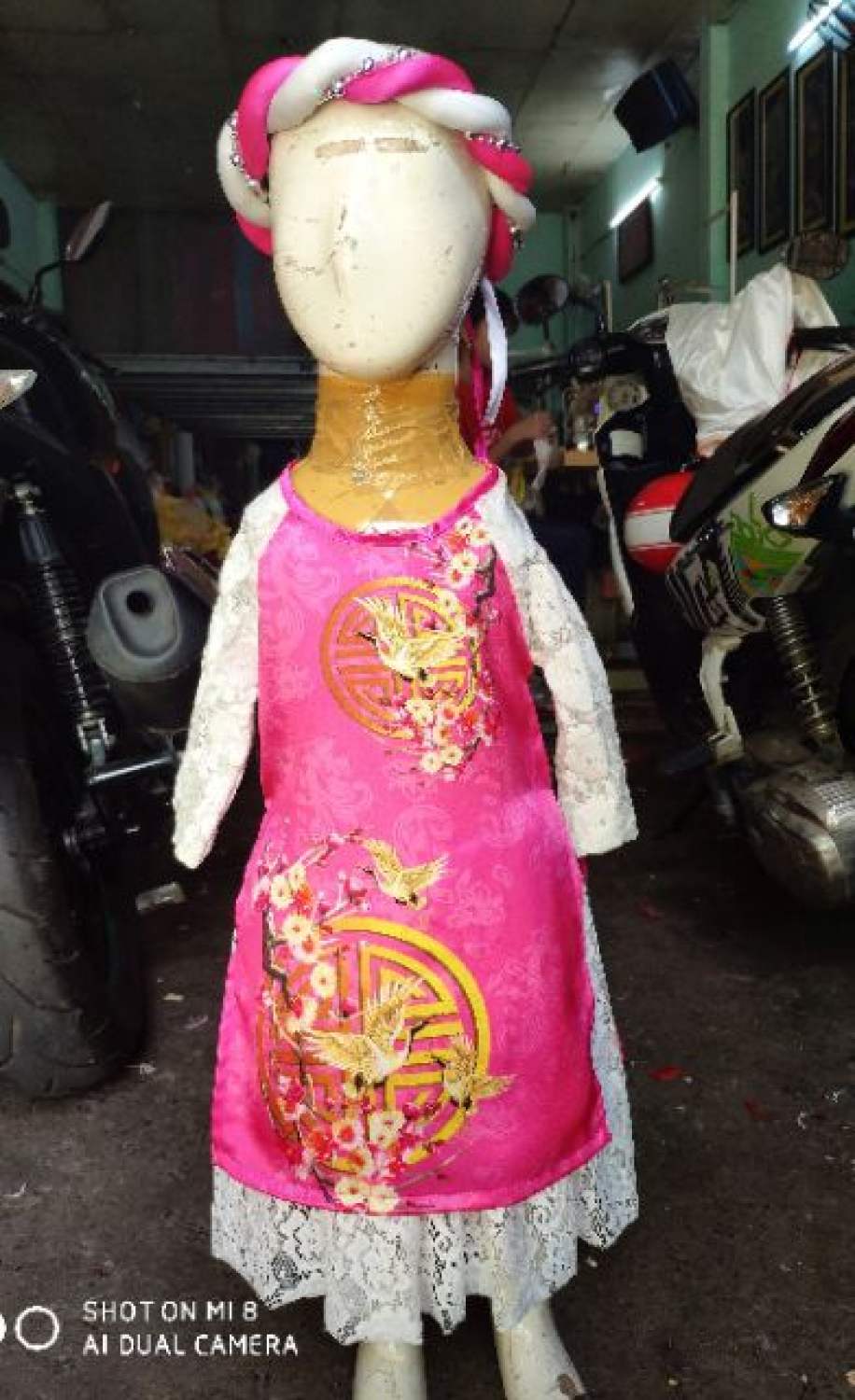 Áo dài cách tân bé gái