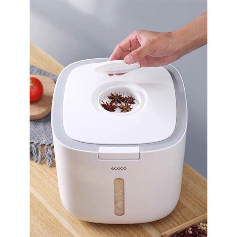[CHÍNH HÃNG] Thùng Gạo Ecoco 10Kg Cao Cấp