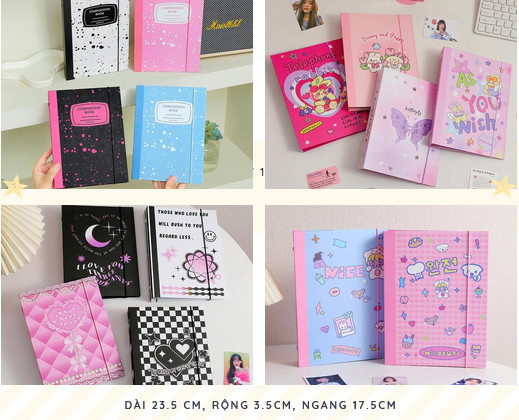 Sổ đựng card ( Không kèm sheet) - Sheet a5