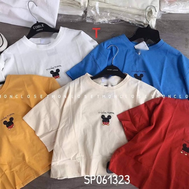 Áo croptop đầu chuột Mickey DTR0220