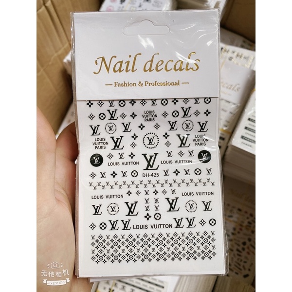 sticker mã dh_425 dán móng nhiều màu