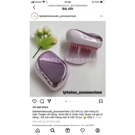 Lược chải khô acc