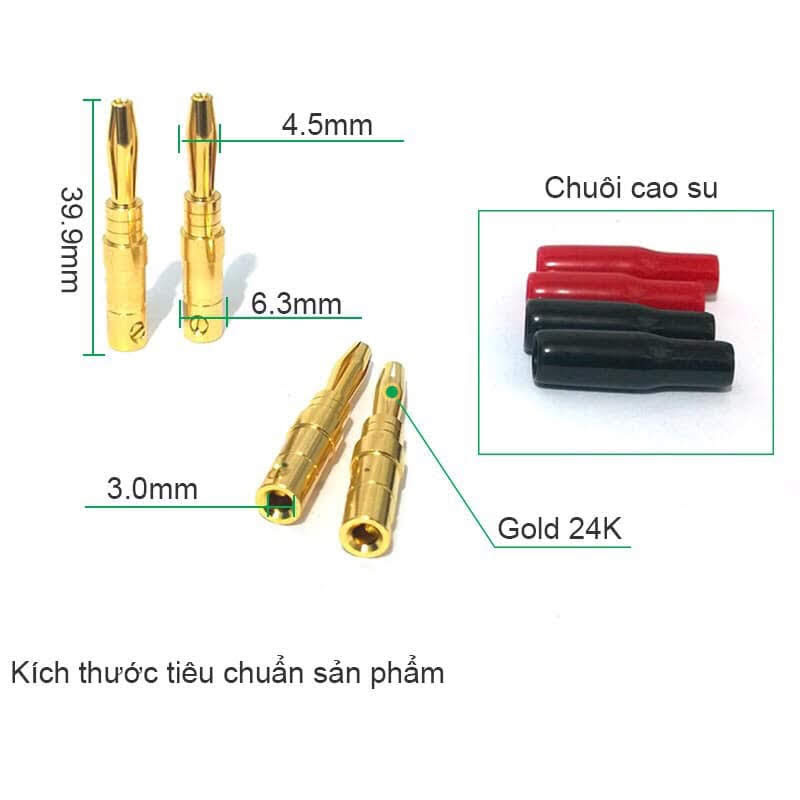 Jack loa bắp chuối đỏ đen hàng choseal