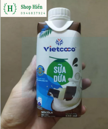 Sữa dừa socola Vietcoco 330ml