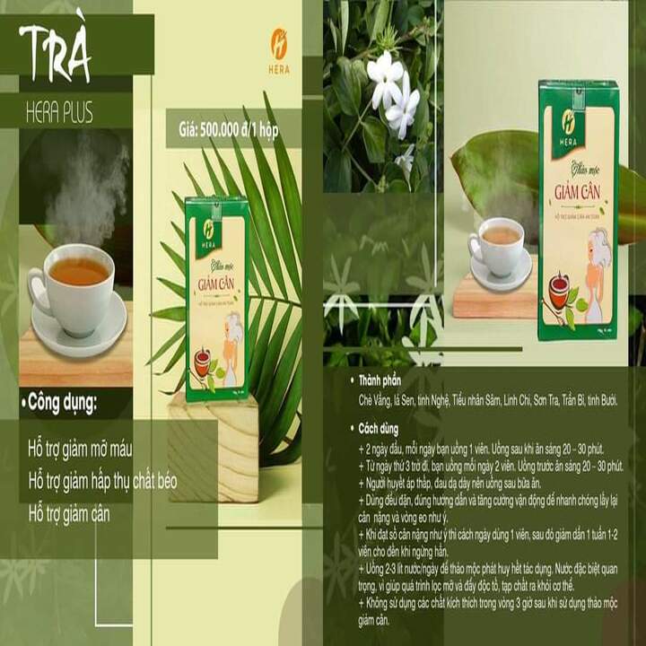 TRÀ THẢO MỘC HERA PLUS
