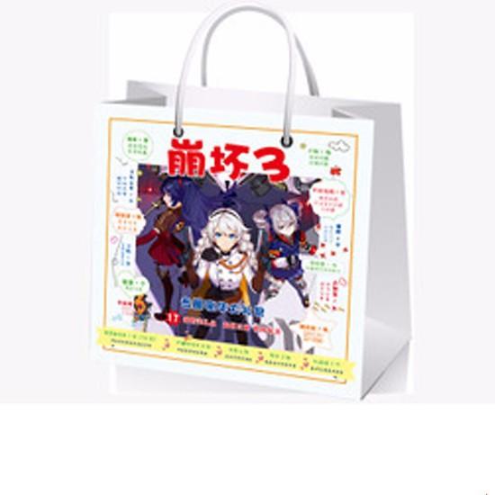 Túi quà Honkai impact 3 có poster postcard bookmark banner huy hiệu thiếp ảnh dán album ảnh