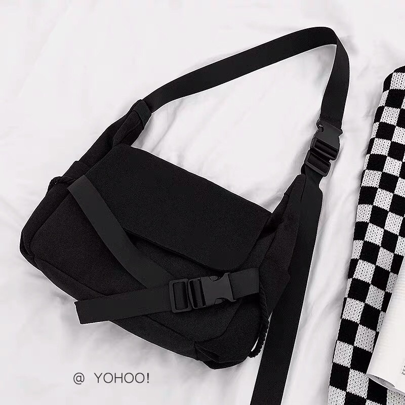 Túi Đeo Chéo Ulzzang Unisex Cực Chất( Có Sẵn, Hình Thật, Vừa A4 )